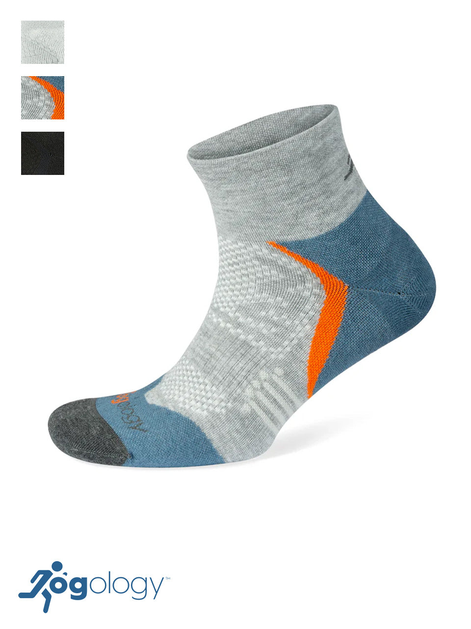 Jogology クォーター ミディアムクッション ソックス 靴下/ランニング ソックス スポーツソックス