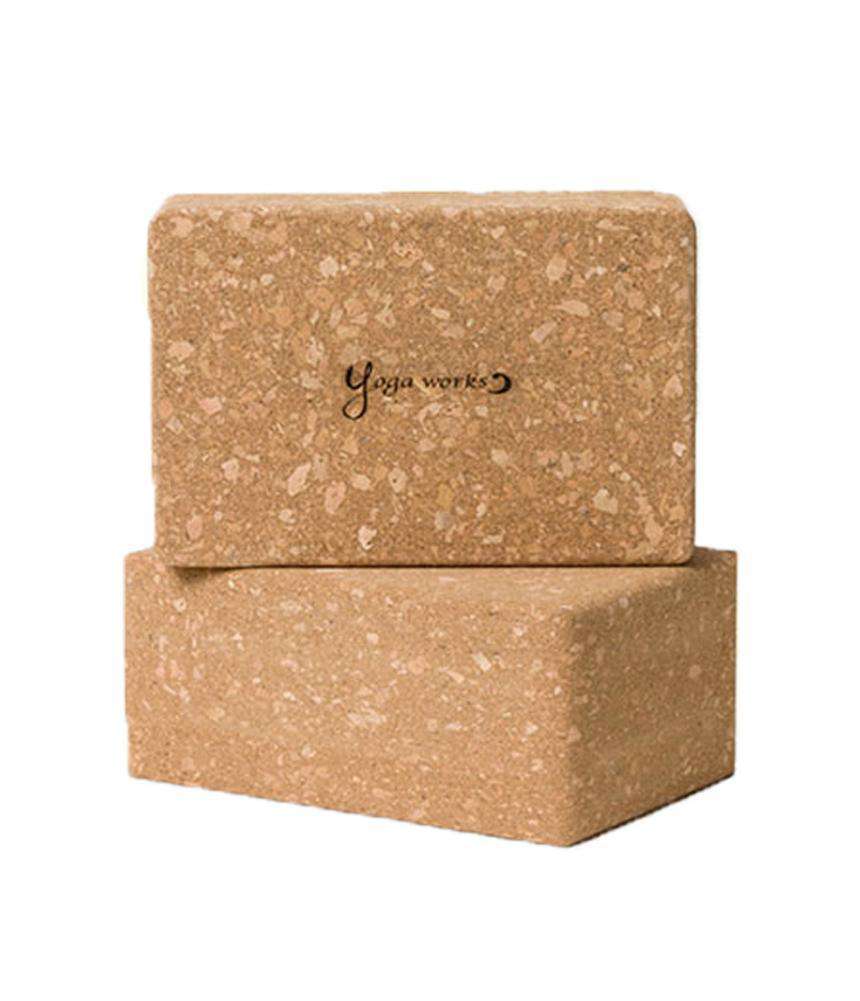 Yogaworks] コルクヨガブロック 2個セット M ヨガブロック