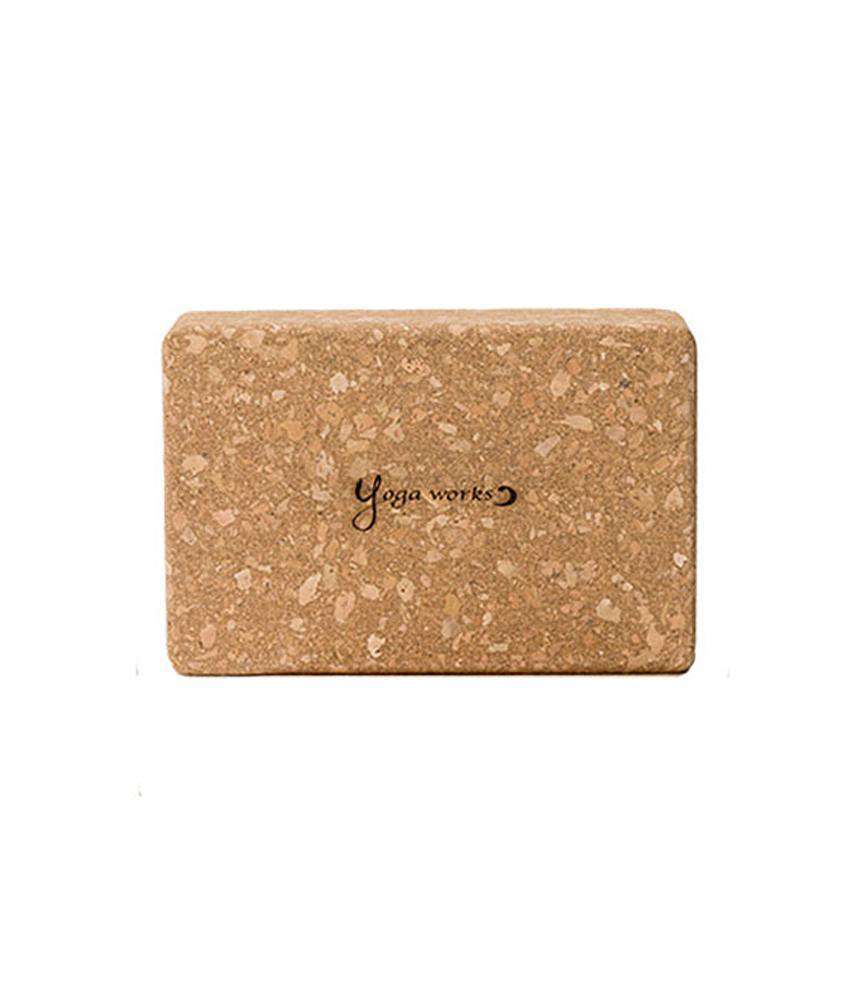 Yogaworks] Cork Yoga Block M / Beige M CORK YOGABLOCK M Yogaworks 