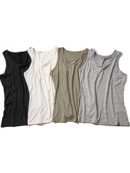 [Loopa] ルーパ BA ストレッチ タンクトップ (バンブー) Eco Bamboo TankTop / ヨガウェア インナー ヨガトップス 23FW [SOFF]-Puravida! プラヴィダ　ヨガ ピラティス フィットネスショップ