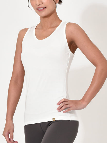 [Loopa] ルーパ BA ストレッチ タンクトップ (バンブー) Eco Bamboo TankTop / ヨガウェア インナー ヨガトップス 23FW [SOFF]-Puravida! プラヴィダ　ヨガ ピラティス フィットネスショップ