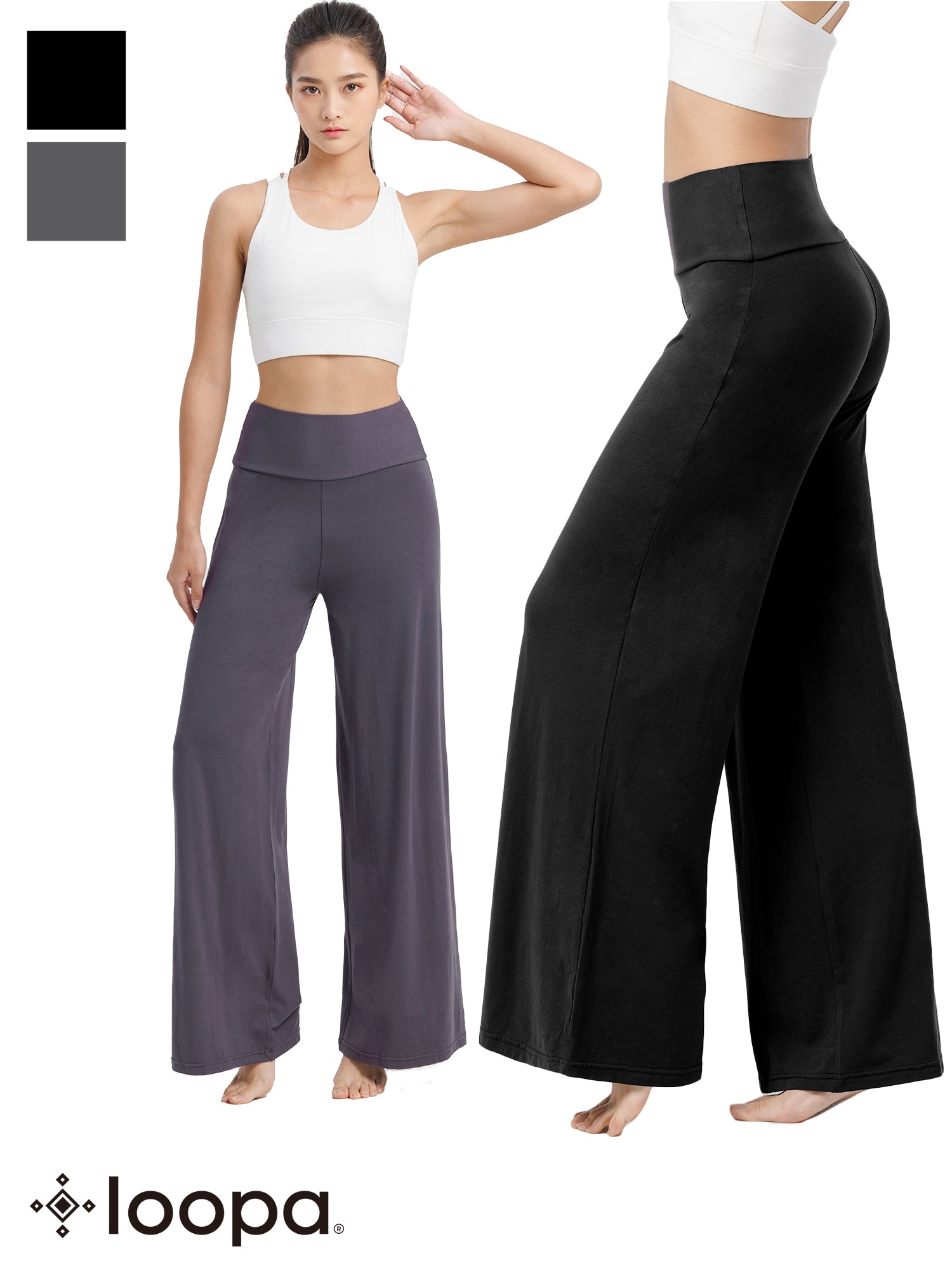 [Loopa] ルーパ アラビアンパンツ Arabian Yoga Pants ヨガパンツ / ヨガボトムス ヨガウェア [A] 20_1-Puravida! プラヴィダ　ヨガ ピラティス フィットネスショップ