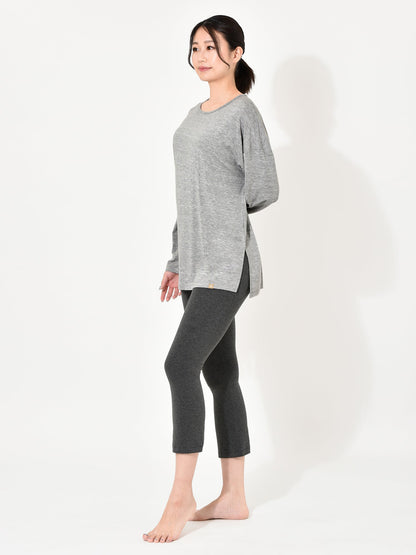 [Loopa] ルーパ BA ロングスリーブトップス（バンブー） Bamboo Long sleeve tops / ヨガウェア トップス Tシャツ 長袖 [SOFF]-Puravida! プラヴィダ　ヨガ ピラティス フィットネスショップ