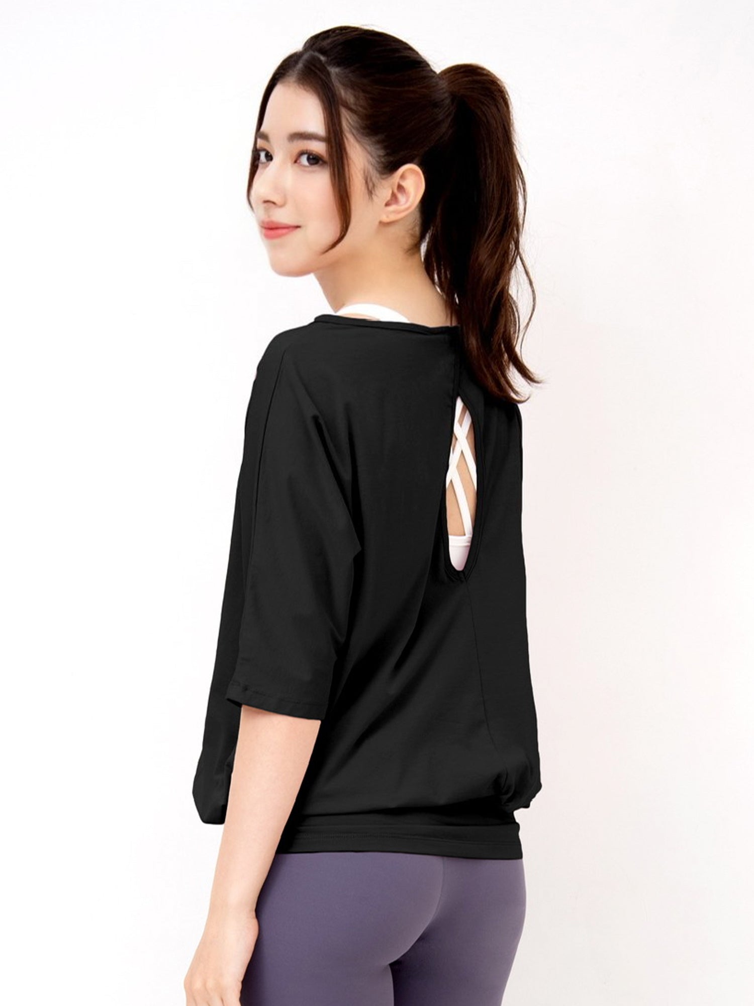 [Loopa] ルーパ ドルマンチュニック Yogawear Dolman Tunic Tシャツ ヨガトップス / ヨガウェア 20_1-Puravida! プラヴィダ　ヨガ ピラティス フィットネスショップ