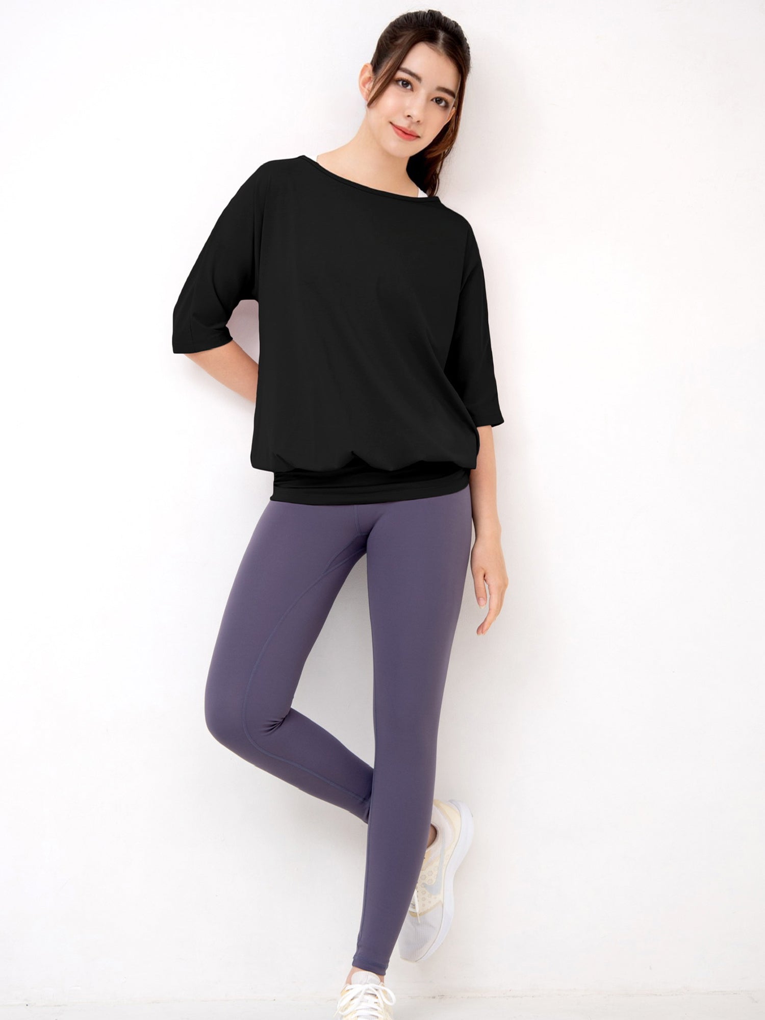 [Loopa] ルーパ ドルマンチュニック Yogawear Dolman Tunic Tシャツ ヨガトップス / ヨガウェア 20_1-Puravida! プラヴィダ　ヨガ ピラティス フィットネスショップ