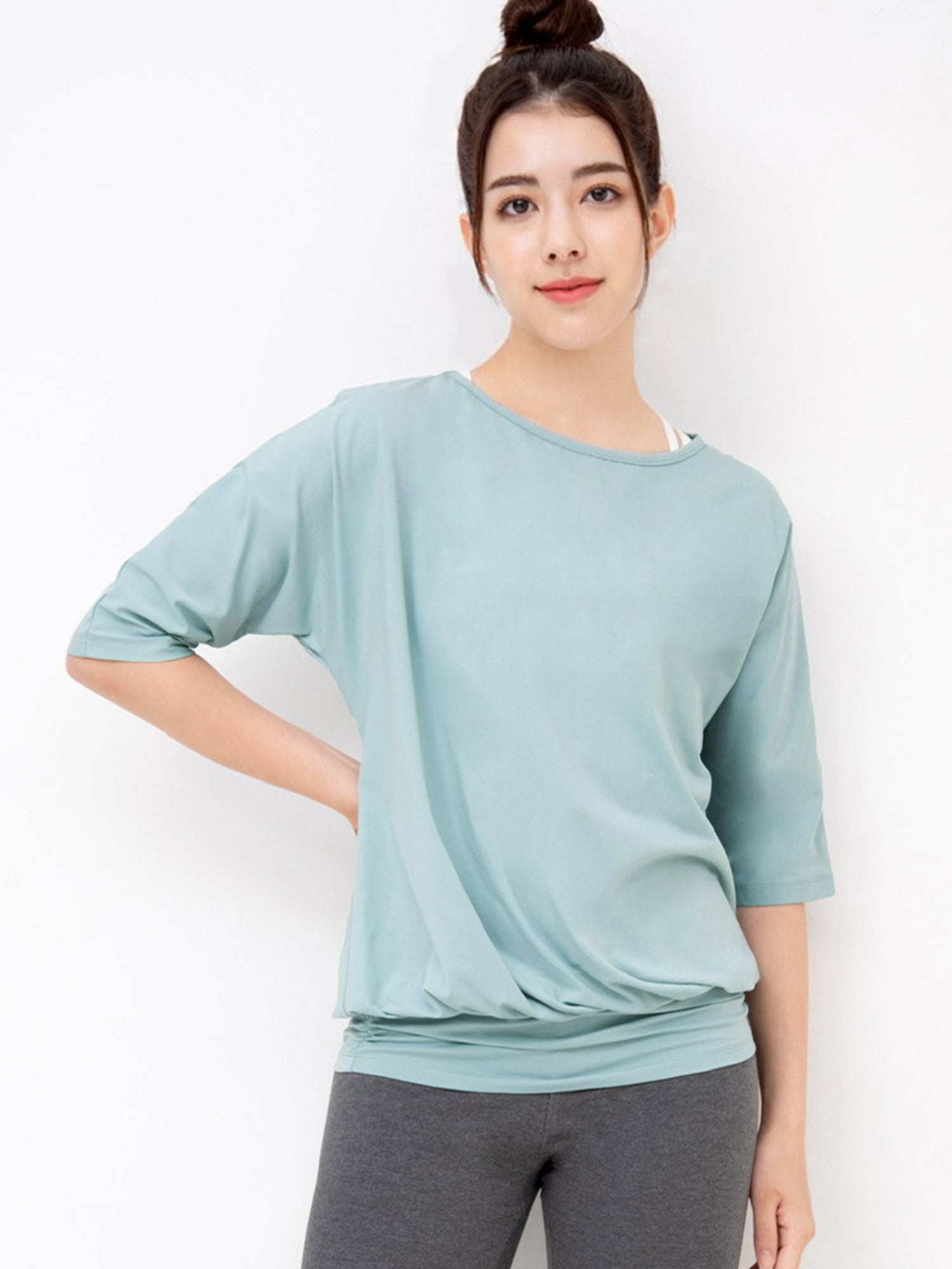 [Loopa] ルーパ ドルマンチュニック Yogawear Dolman Tunic Tシャツ ヨガトップス / ヨガウェア 20_1-Puravida! プラヴィダ　ヨガ ピラティス フィットネスショップ