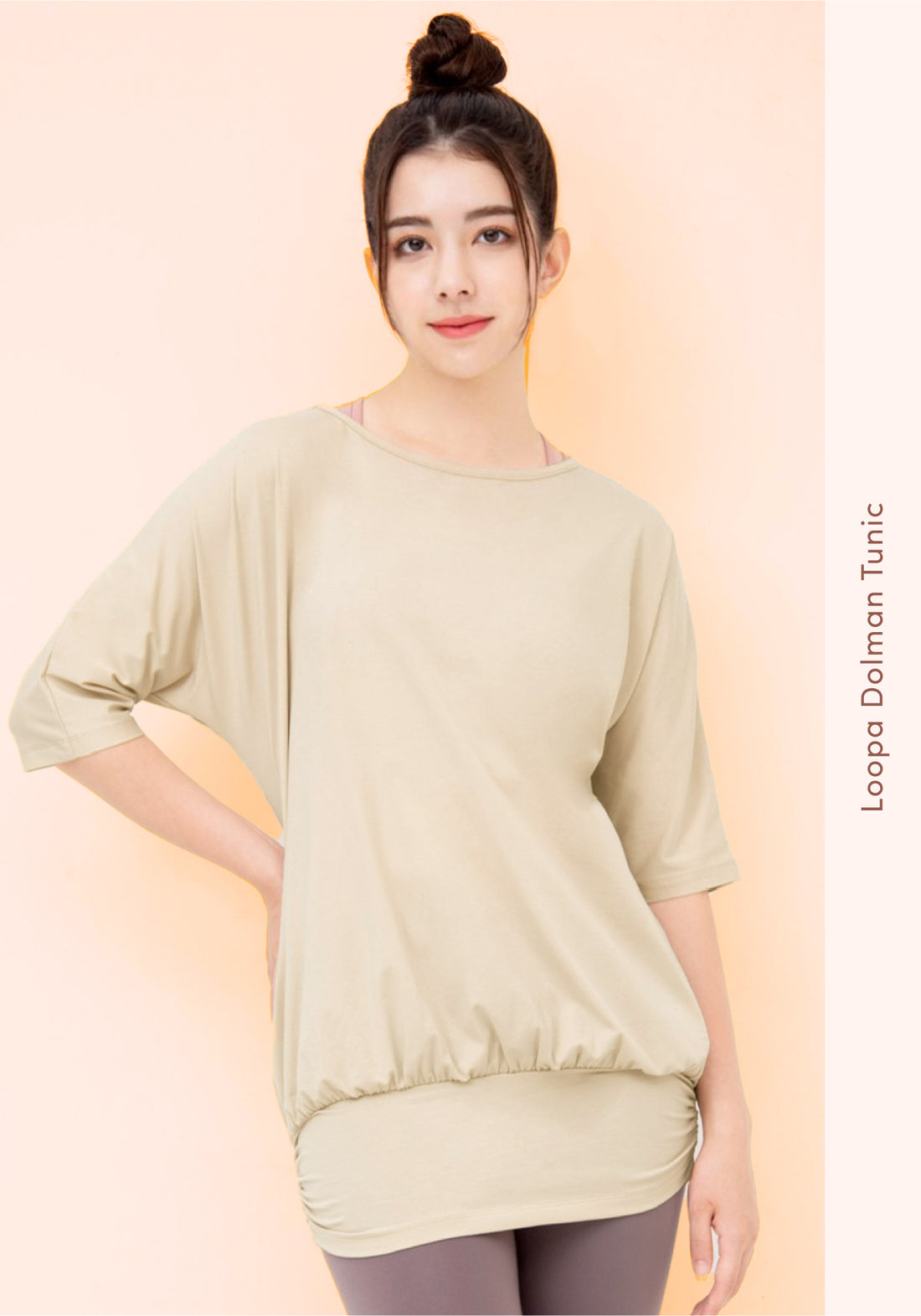 [Loopa] ルーパ ドルマンチュニック Yogawear Dolman Tunic Tシャツ ヨガトップス / ヨガウェア 20_1-Puravida! プラヴィダ　ヨガ ピラティス フィットネスショップ