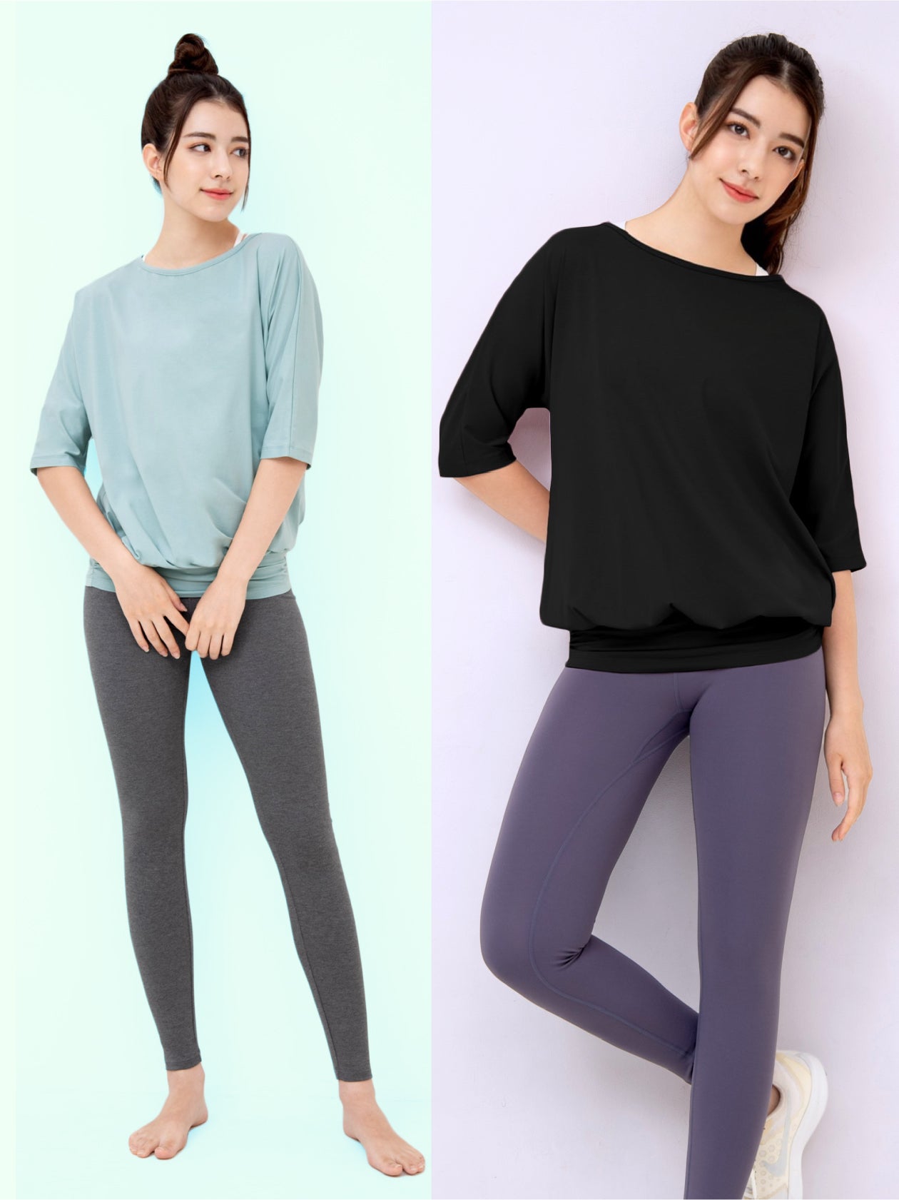 [Loopa] ルーパ ドルマンチュニック Yogawear Dolman Tunic Tシャツ ヨガトップス / ヨガウェア 20_1-Puravida! プラヴィダ　ヨガ ピラティス フィットネスショップ