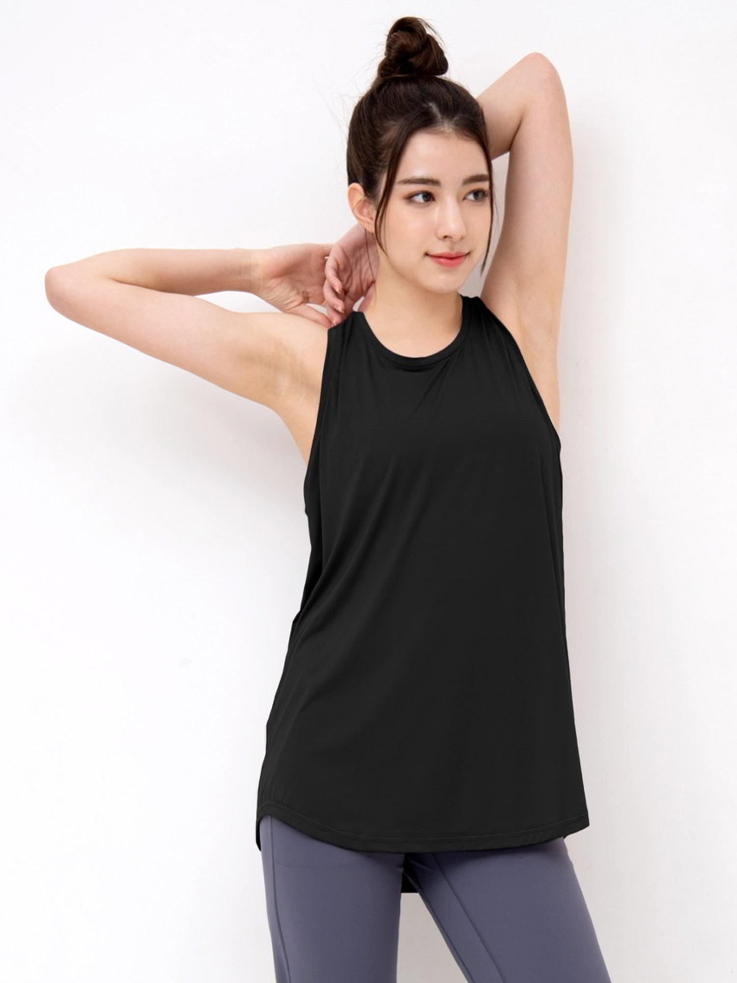 [Loopa] ルーパ Yバック フレアタンクトップ Yogawear Loopa Y-back flared tank top ヨガトップス / ヨガウェア 20_1-Puravida! プラヴィダ　ヨガ ピラティス フィットネスショップ