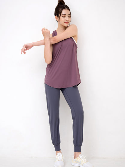 [Loopa] ルーパ Yバック フレアタンクトップ Yogawear Loopa Y-back flared tank top ヨガトップス / ヨガウェア 20_1-Puravida! プラヴィダ　ヨガ ピラティス フィットネスショップ