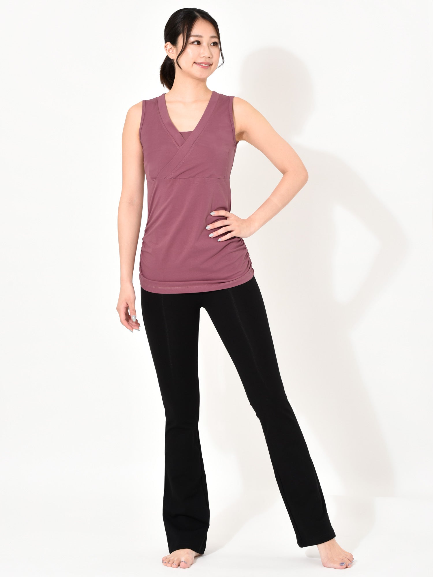 [Loopa] ルーパ カシュクールトップ Yoga Cushcool Top / ヨガウェア ヨガトップス 23FW [SOFF]
