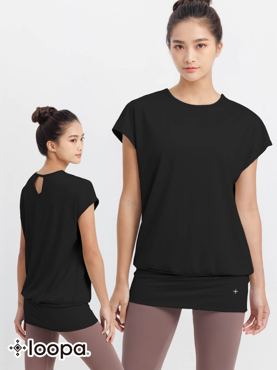 [Loopa] ルーパ ヨガチュニック yoga tunic Tシャツ ヨガトップス / ヨガウェア [SOFF]