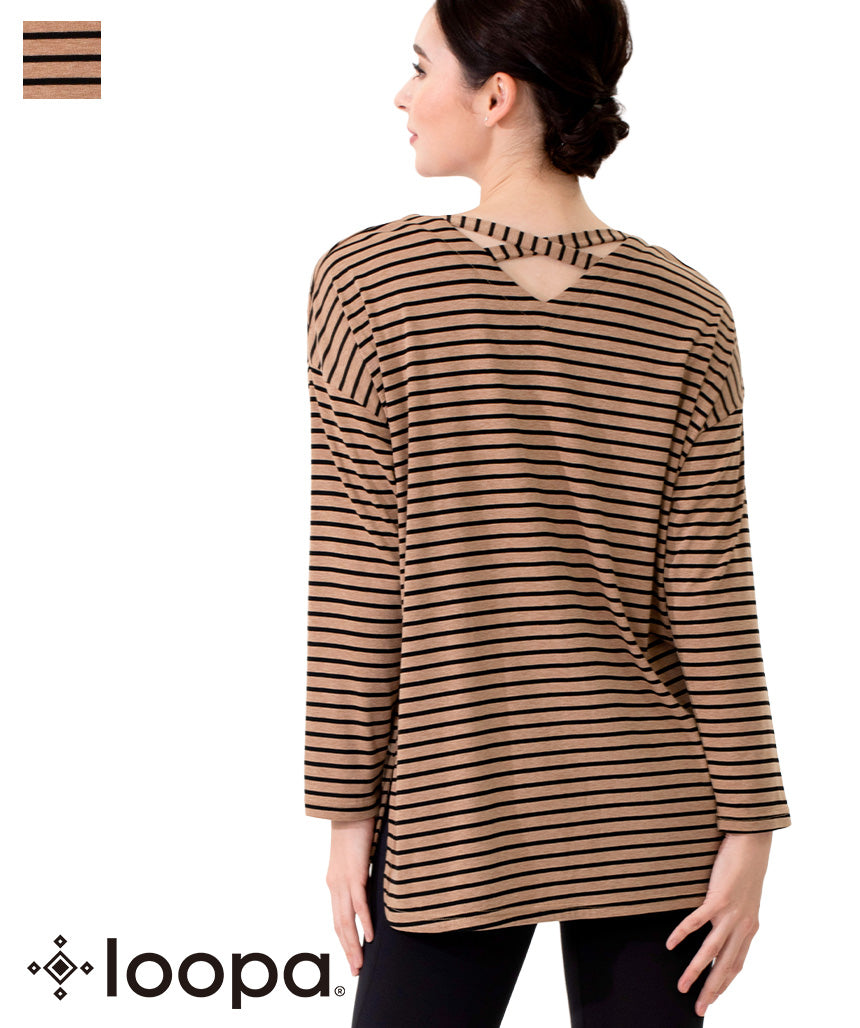 [SALE][Loopa] Back Cross Long Sleeve Top / Long Sleeve Yoga Tops Yoga Wear