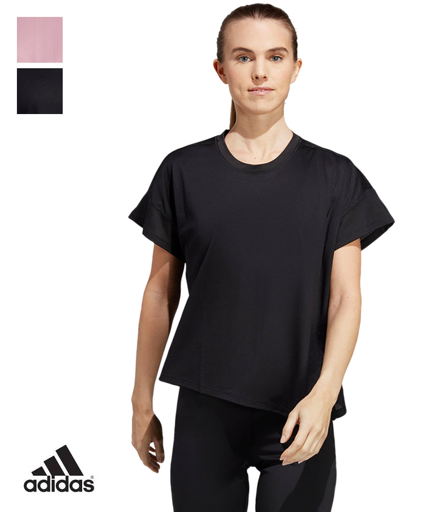 [adidas] W HIIT QUICKBURN Tシャツ アディダス レディース トレーニングウェア Tee 半袖 ワークアウト / 23FW BWD61 [SOFF]-Puravida! プラヴィダ　ヨガ ピラティス フィットネスショップ