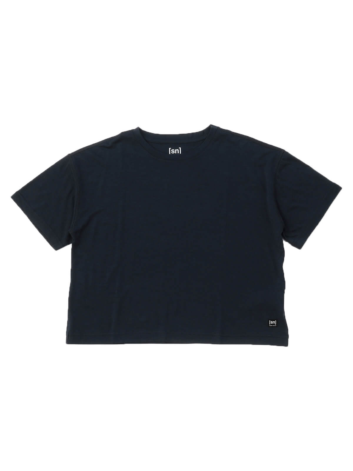 [[sn] super.natural] W ボクシー TEE スーパーナチュラル レディース ヨガウェア 半袖 Tシャツ カットソー / 23FW SNW020030-Puravida! プラヴィダ　ヨガ ピラティス フィットネスショップ