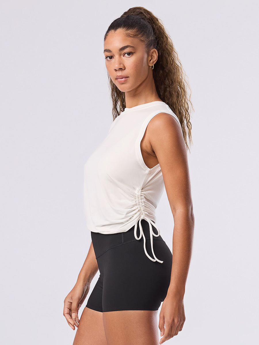 60%OFF[SALE][TAVI by TOESOX] Crop Side Tie Tank/Yoga Tops Pilates Tank Sweat Wicking Quick Drying [DRT] SOFF