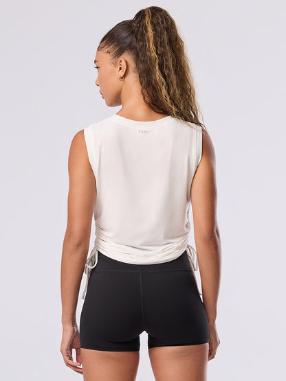 60%OFF[SALE][TAVI by TOESOX] Crop Side Tie Tank/Yoga Tops Pilates Tank Sweat Wicking Quick Drying [DRT] SOFF