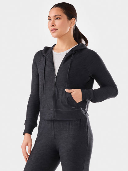 [TAVI] ソフトTec ジップフーディー SoftTec Zip Hoodie ／ タビ レディース  トップス フーディ パーカー ヨガ ピラティス TOESOX 26SS