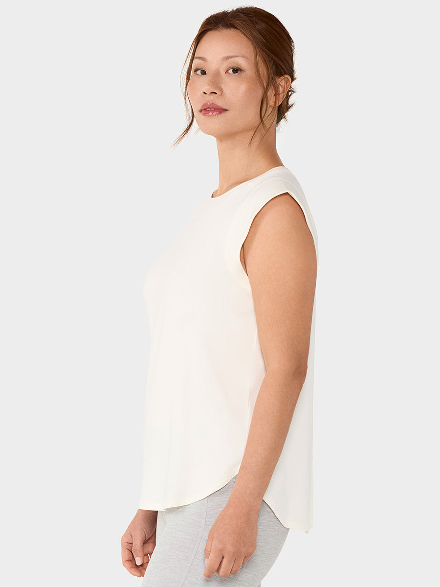 [TAVI by ToeSox] Crop T-shirt CROP TEE / Yoga tops Pilates cropped length breathable