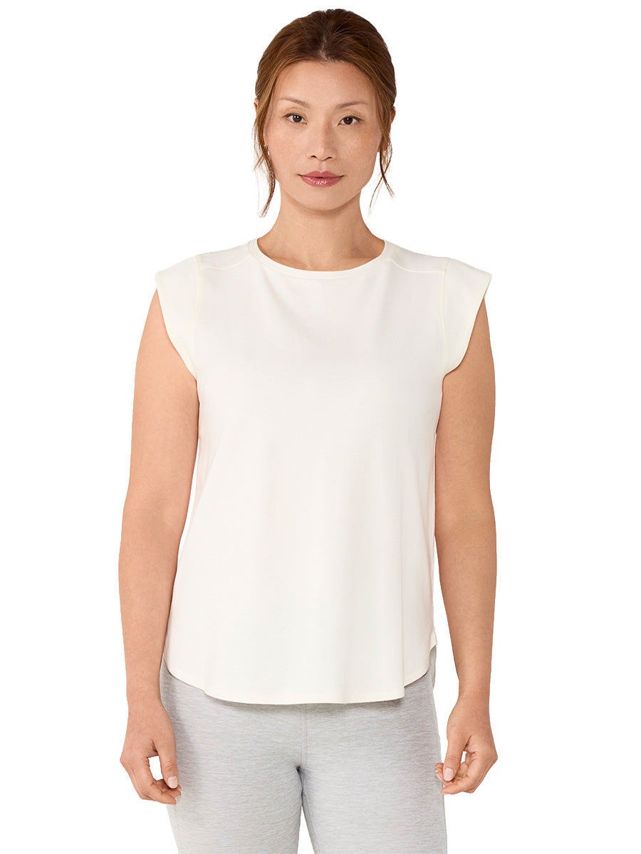 [TAVI by ToeSox] Crop T-shirt CROP TEE / Yoga tops Pilates cropped length breathable