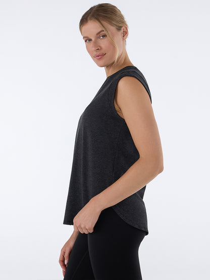 [TAVI] キャップスリーブ クルーネック Tee タビ レディース  トップス 通気性 吸湿 速乾 26FW_D2
