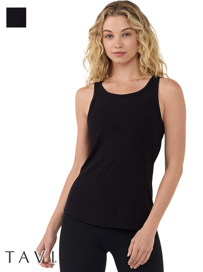 [TAVI] リラックス リブ タンク Relaxed Rib Tank タビ レディース  トップス タンクトップ  通気性 吸湿 速乾 TOESOX 26SS