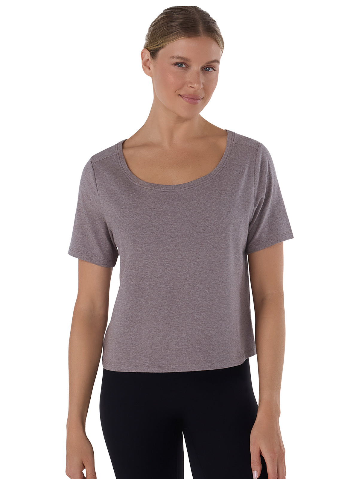 [TAVI] ワイド スクープネック Tee Wide Scoop N Tee タビ レディース  トップス 半袖 ショート丈 クルーネック 26FW_D1