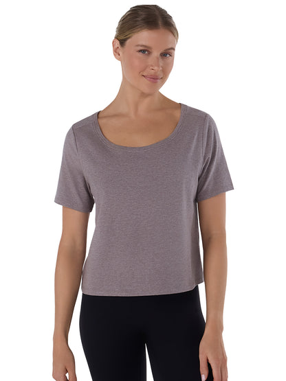 [TAVI] ワイド スクープネック Tee Wide Scoop N Tee タビ レディース  トップス 半袖 ショート丈 クルーネック 26FW_D1