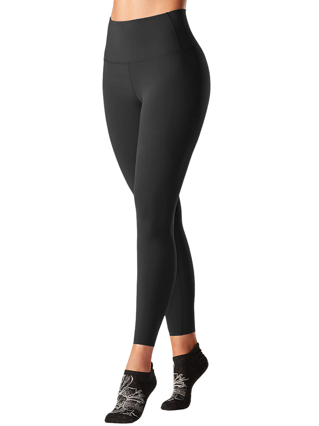 [TAVI by ToeSox] ハイウエスト 7分丈 レギンス HIGH WAISTED LEGGINGS／ヨガ ボトムス ピラティス ヨガパンツ 美脚 美尻 体型カバー 24FW-Puravida! プラヴィダ　ヨガ ピラティス フィットネスショップ