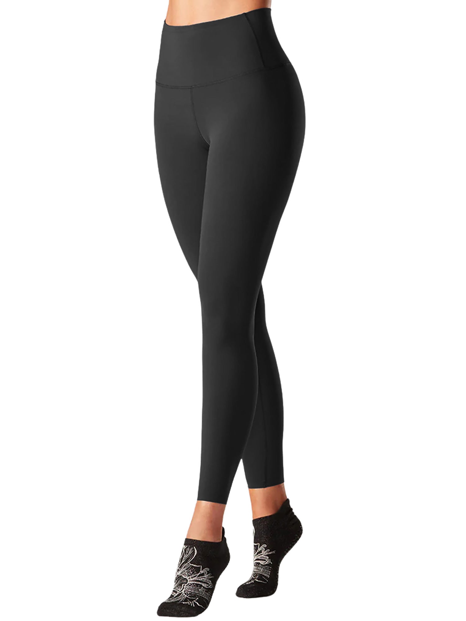 [TAVI by TOESOX] High Waist 7/8 Length Leggings HIGH WAISTED LEGGINGS / Yoga Bottoms Pilates Yoga Pants Beautiful Legs Beautiful Buttocks Body Coverage 25SS_D1