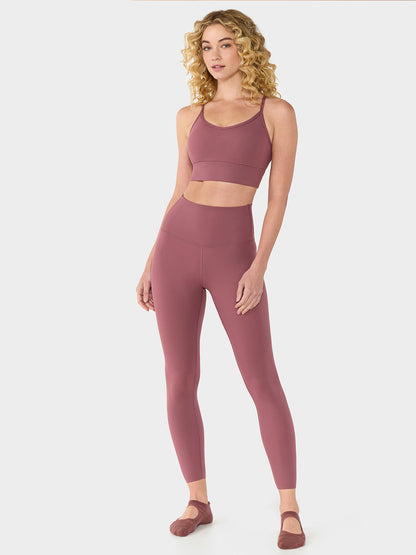 [TAVI by TOESOX] High Waist 7/8 Length Leggings HIGH WAISTED LEGGINGS / Yoga Bottoms Pilates Yoga Pants Beautiful Legs Beautiful Buttocks Body Coverage 25SS_D1