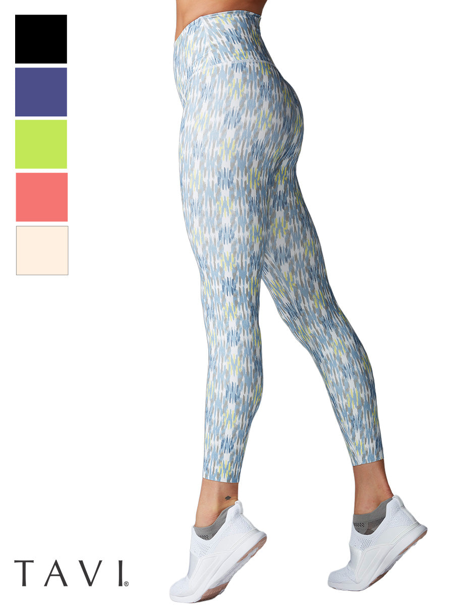 70%OFF[SALE][TAVI] ハイウエスト 7分丈 レギンス HIGH WAISTED LEGGINGS／ヨガ ボトムス ピラティス ヨガパンツ 美脚 美尻 体型カバーTOESOX [DRT] SOFF