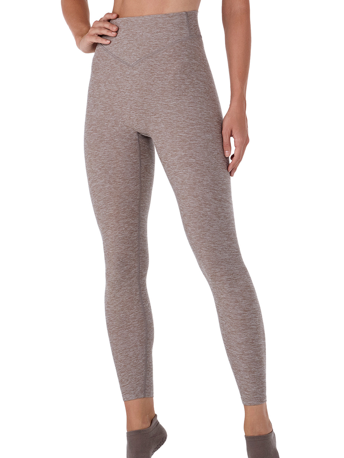[TAVI] TaviCloud ハイウェスト 7/8 スムースライズレギンス TC HW 7/8 S Rise Legging タビ レディース  ボトムス ヨガウェア 7分丈 ハイウエスト 26FW_D1