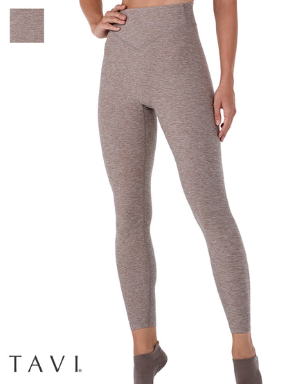 [TAVI] TaviCloud ハイウェスト 7/8 スムースライズレギンス TC HW 7/8 S Rise Legging タビ レディース  ボトムス ヨガウェア 7分丈 ハイウエスト 26FW_D1