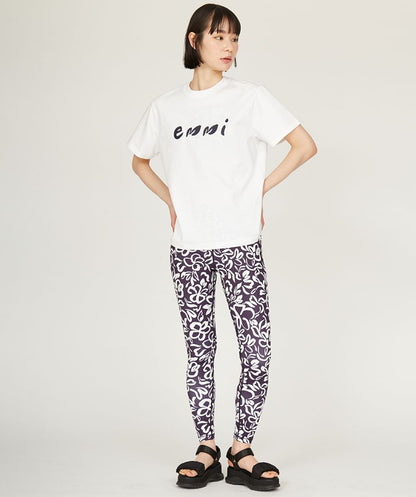 [emmi WELLNESS &amp;TRAINING] ペイントemmiロゴシャツ エミ レディース スポーツウェア Tシャツ 半袖 接触冷感 / 25SS 13WCT252050