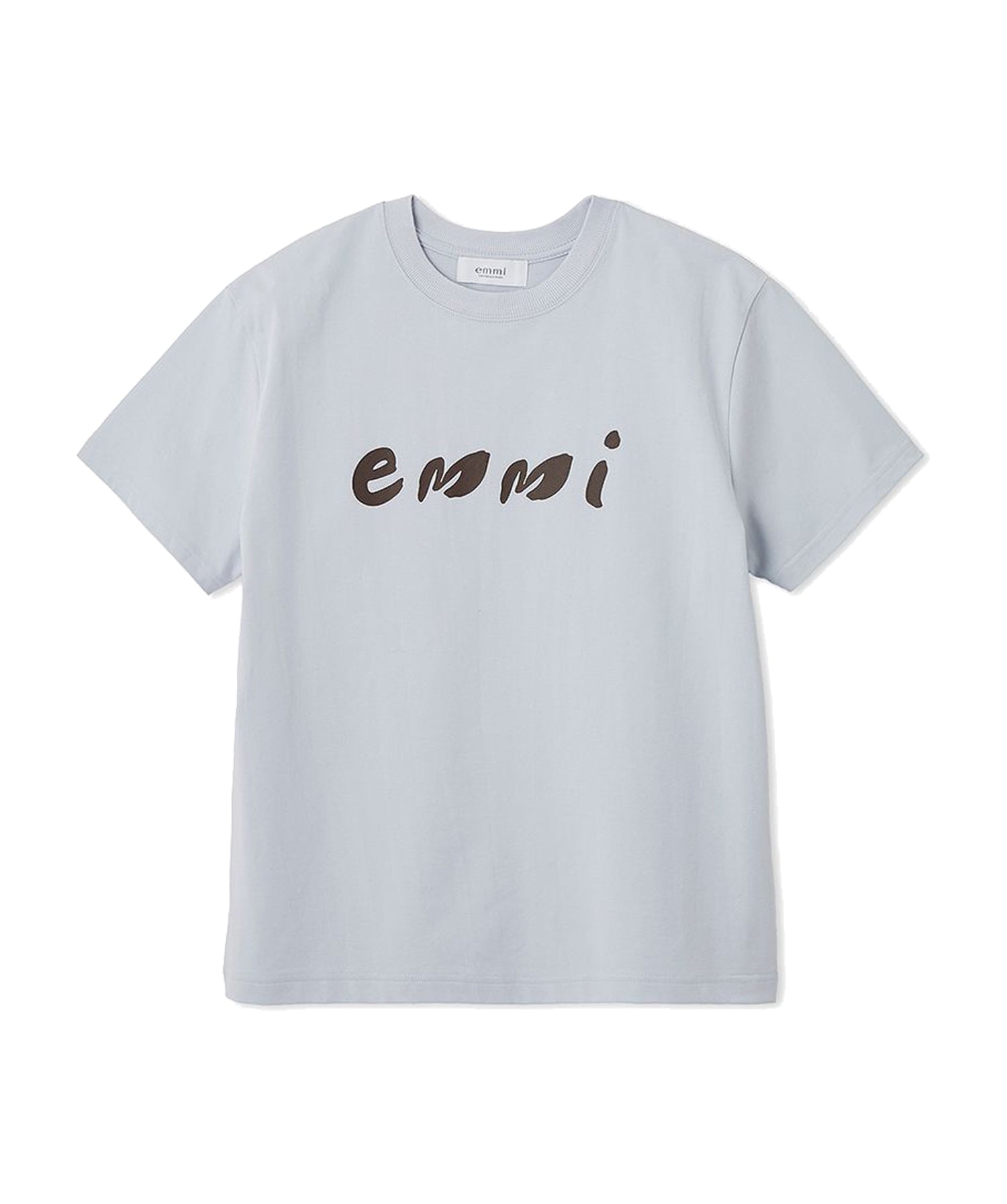 [emmi WELLNESS &amp;TRAINING] ペイントemmiロゴシャツ エミ レディース スポーツウェア Tシャツ 半袖 接触冷感 / 25SS 13WCT252050