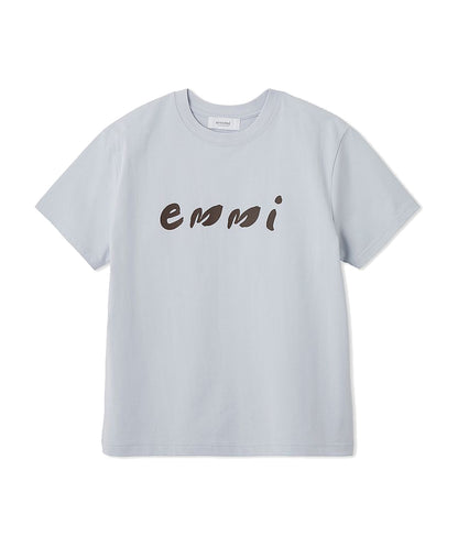 [emmi WELLNESS &amp;TRAINING] ペイントemmiロゴシャツ エミ レディース スポーツウェア Tシャツ 半袖 接触冷感 / 25SS 13WCT252050