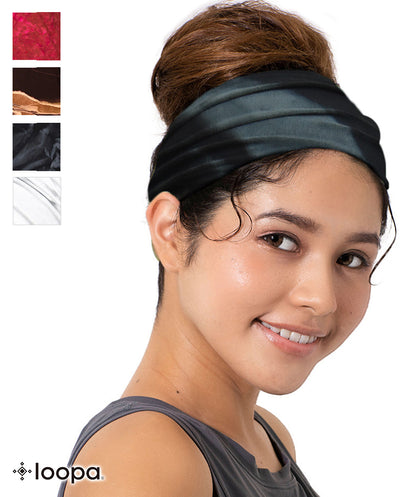 [Loopa] ルーパ 2.0 ヘアバンド スクイーズ バティック柄(染め柄) Yoga Hair bands Squeeze dyed pattern ヘッドバンド / [A] 10_3