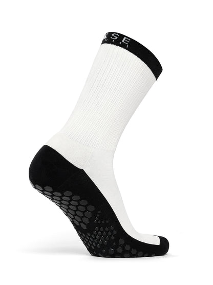 [BASE33]  メンズ グリップ ソックス CREW クルー ／ トレーニング ジム フィットネス 滑り止め付 靴下 TOESOX 26FW_D1