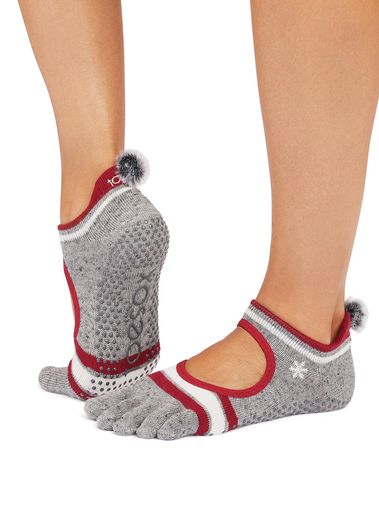 [ToeSox] Bellarina Full-Toe Grip Socks / Yoga Pilates Anti-Slip Socks 25SS_D2