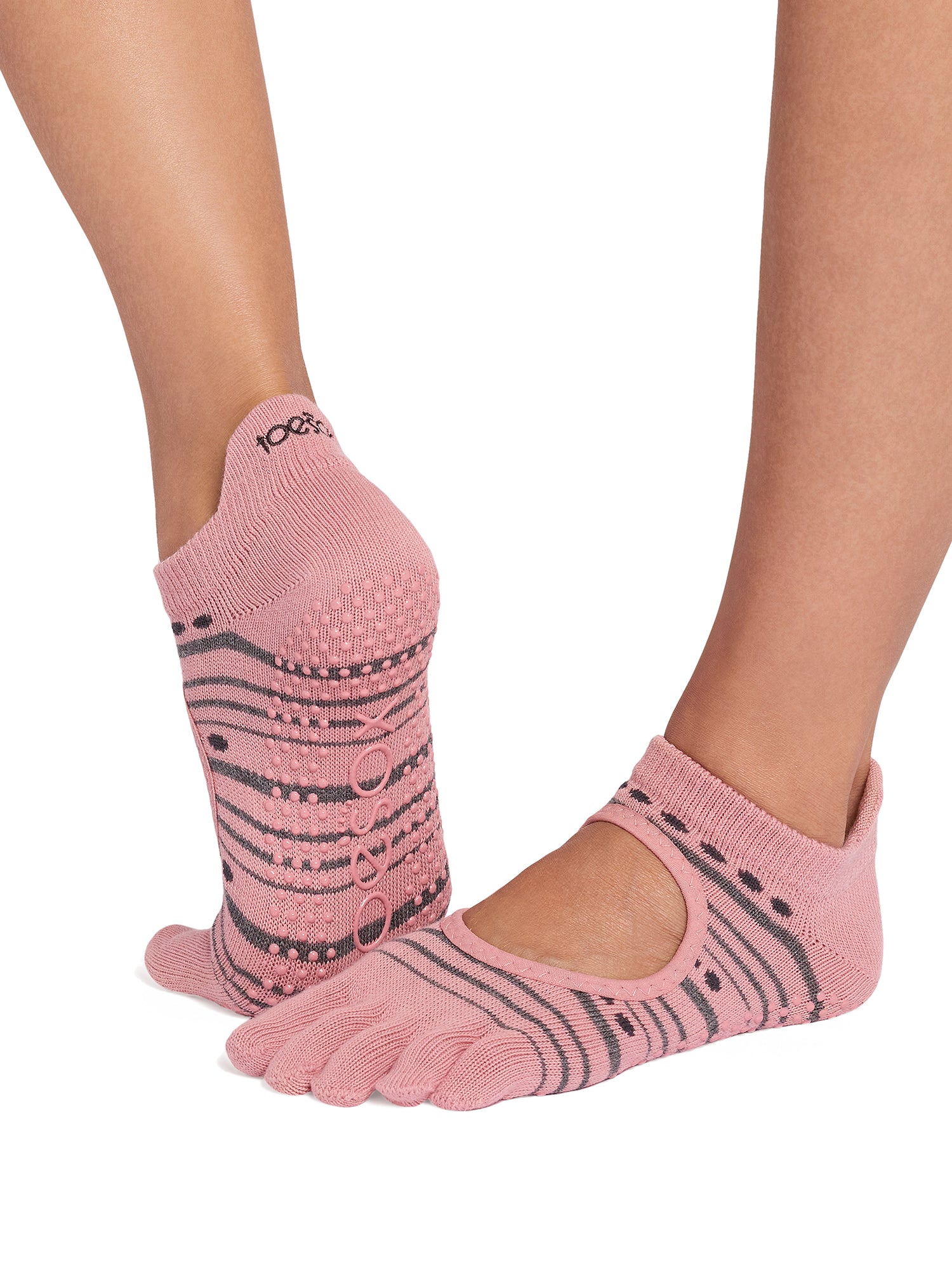 [ToeSox] Bellarina ベラリナ（Full-Toe／つま先あり） グリップ ソックス ／ ヨガ ピラティス 滑り止め付 靴下 26SS_D2