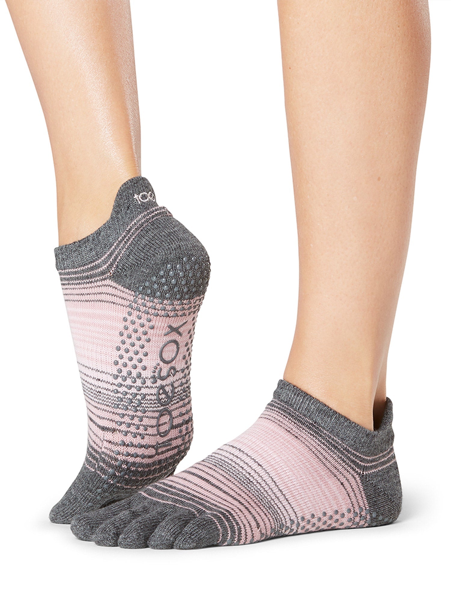 [ToeSox] Low Rise (Full-Toe) Grip Socks / Yoga Pilates Anti-Slip Socks 25SS_D2