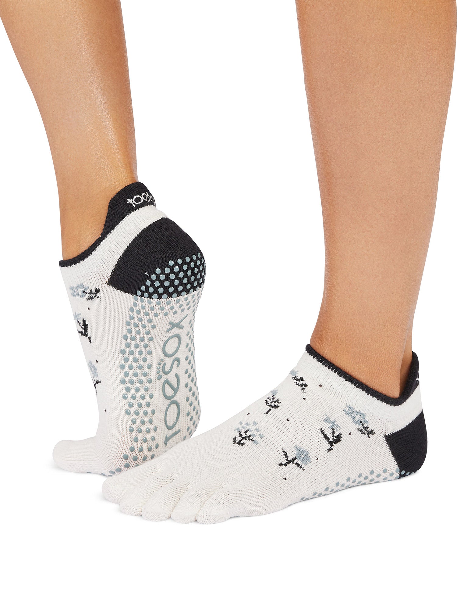 [ToeSox] Low Rise (Full-Toe) Grip Socks / Yoga Pilates Anti-Slip Socks 25SS_D2