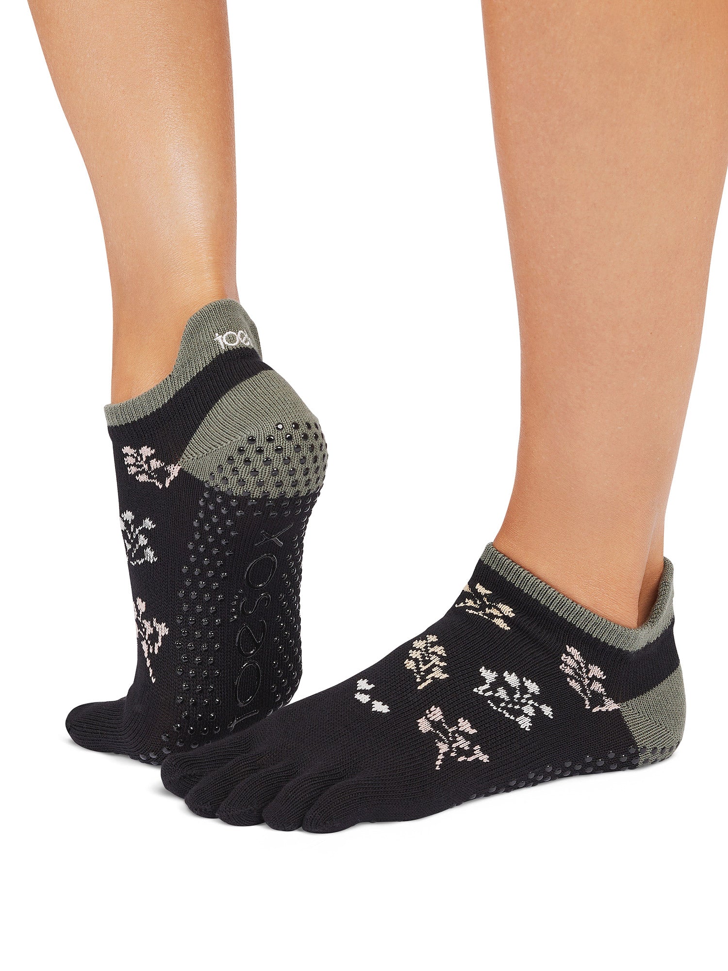 [ToeSox] Low Rise (Full-Toe) Grip Socks / Yoga Pilates Anti-Slip Socks 25SS_D2
