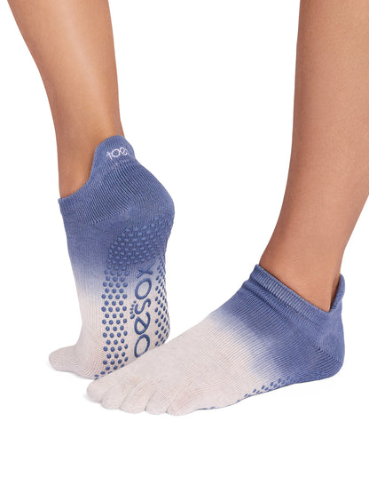 [ToeSox] Low Rise ローライズ（Full-Toe／つま先あり） グリップ ソックス ／ ヨガ ピラティス 滑り止め付 靴下 26SS_D2