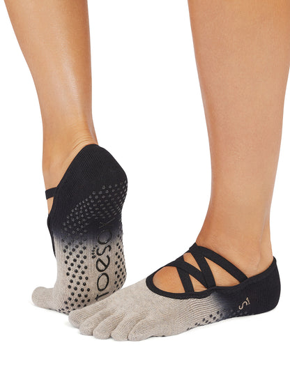 [ToeSox] Elle エル（Full-Toe／つま先あり） グリップ ソックス ／ ヨガ ピラティス 滑り止め付 靴下 26SS_D1