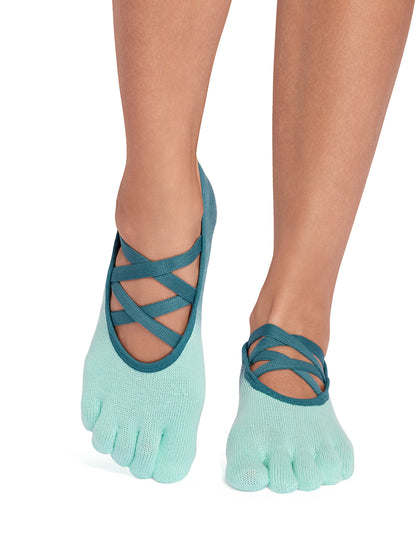 [ToeSox] Elle エル（Full-Toe／つま先あり） グリップ ソックス ／ ヨガ ピラティス 滑り止め付 靴下 26SS_D3