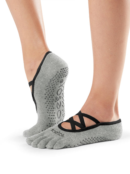 [ToeSox] Elle エル（Full-Toe／つま先あり） グリップ ソックス ／ ヨガ ピラティス 滑り止め付 靴下 26SS_D3