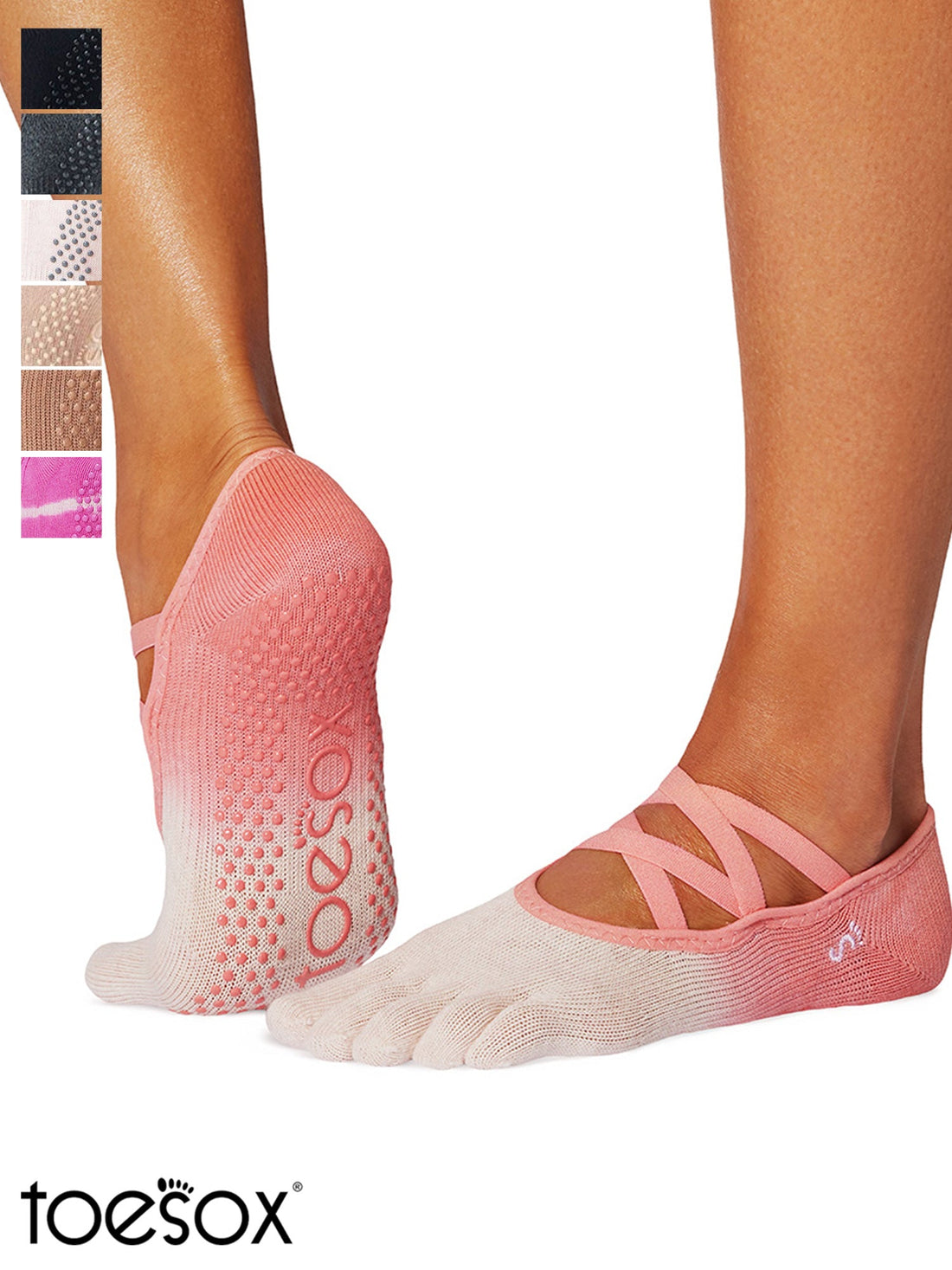 [ToeSox] Elle (Full-Toe) Grip Socks / Yoga Pilates Anti-Slip Socks 25SS_D2