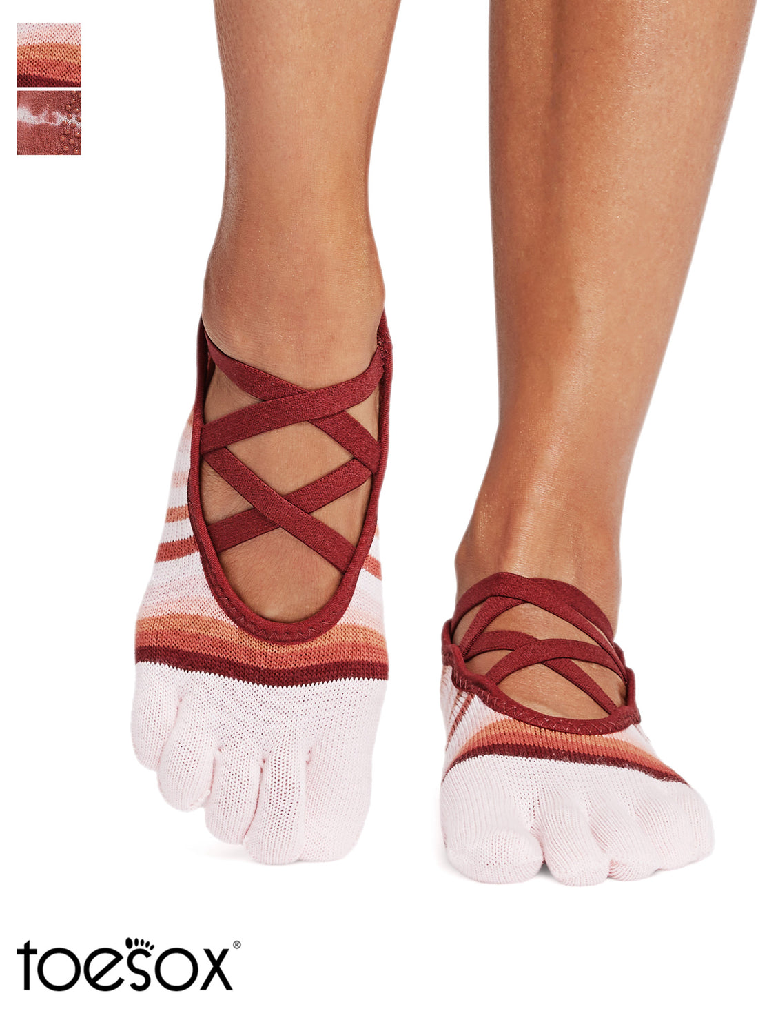 [SALE][ToeSox] Elle Full-Toe Grip Socks / Yoga Pilates Anti-Slip Socks [SOFF] 2501